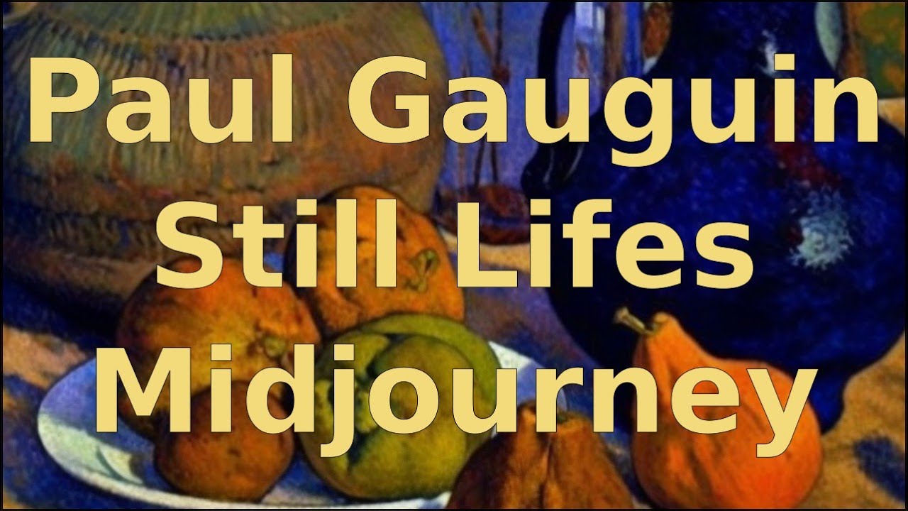 Paul Gauguin Still Lifes - imagined by Midjourney AI  #aiart #midjourney #fineart