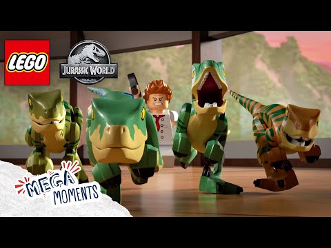 Raptors to the Rescue! 🦖 | LEGO Jurassic World: Legend of Isla Nublar | Mega Moments