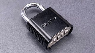 [1142] No Tools Needed: Decoding The Master Lock 878 Combination Lock