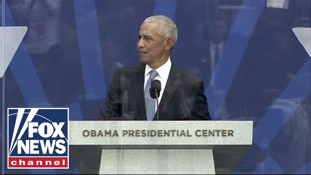Obama marks opening of presidential center