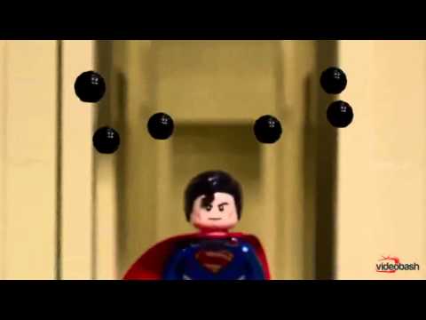 Batman vs superma lego stop motion