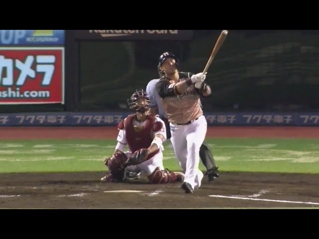 【4回表】主砲の一発で先制!! ファイターズ・中田 レフトスタンドへの豪快な2ランホームラン!! 2019/7/5 E-F