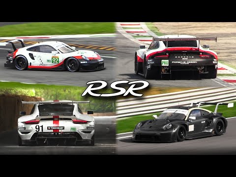 How the sound of the 991.2 RSR has changed over the years: 2017-22 Porsche GTE-class car tribute!