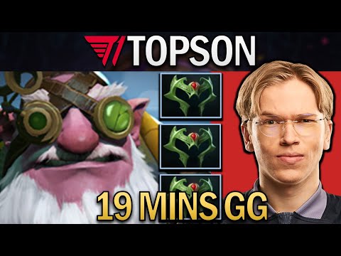 Sniper Dota 2 Gameplay T1.Topson - 19 MINS GG - TI12
