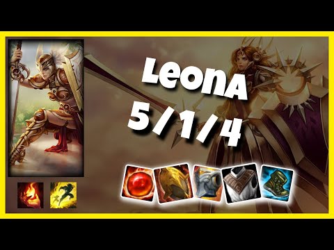 KOREAN Challenger Leona SUPPORT (5/1/4) vs LUX Gameplay Replay - Patch 10.18