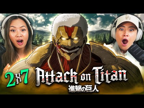 MASSIVE FIGHT 👊🏼 Attack on Titan Season 2 Episode 7 | Reaction & Review