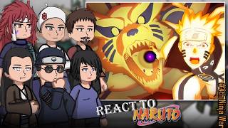 Konoha Villagers & Clan Leaders react to Naruto + 4th Great Ninja War | OneShot
