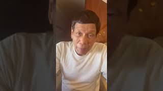 Mensahe ni ex-Pres. Rodrigo Duterte bago lumapag ang kanyang sinasakyang eroplano sa The Hague.