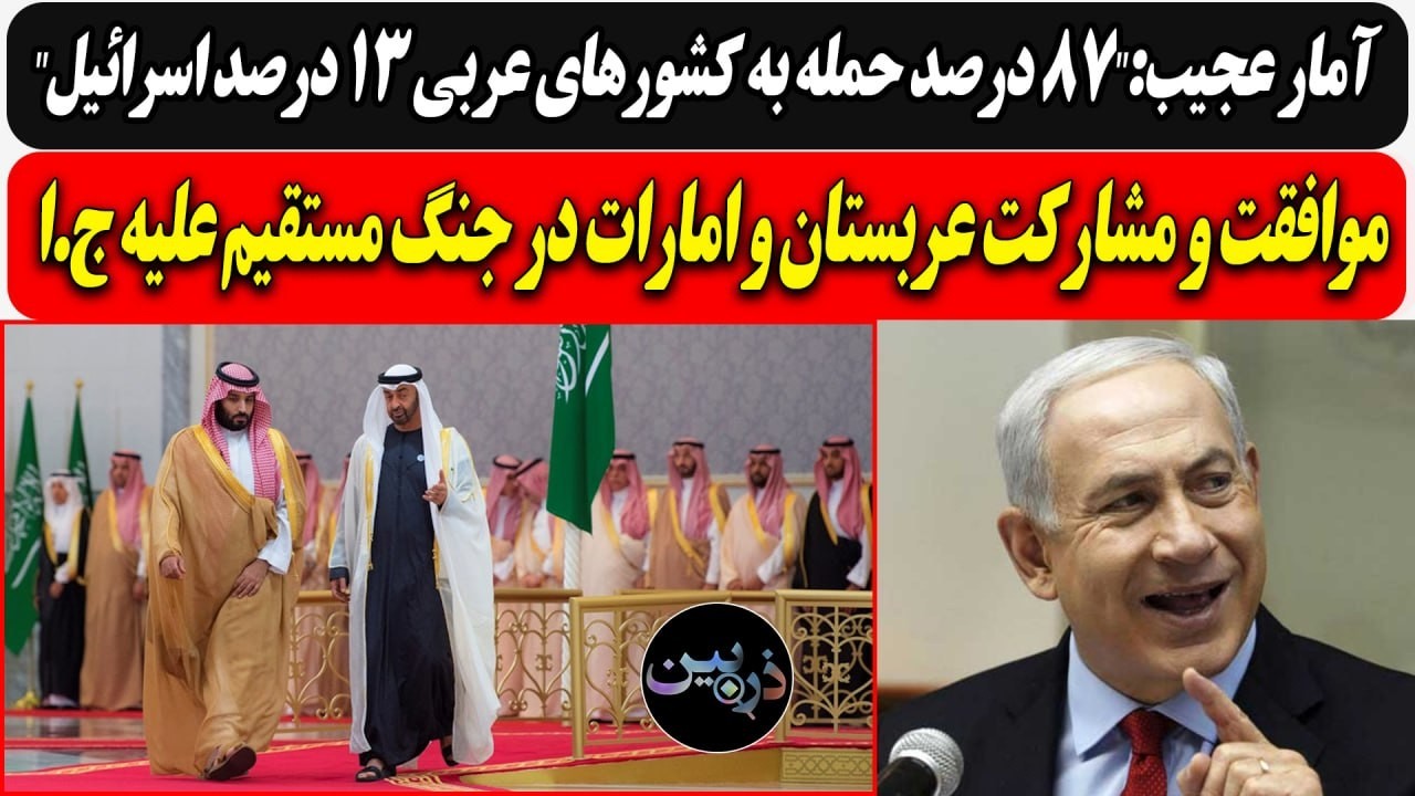 آمار عجیب:87 درصد حمله به کشورهای عربی 13 درصد اسرائیل/مشارکت عربستان و امارات ?