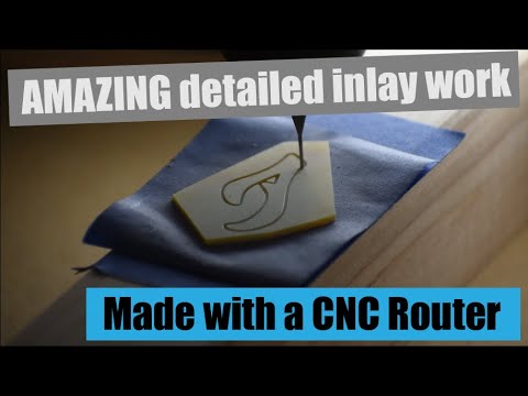 Making an Inlay logo out of Gold Mother of Pearl