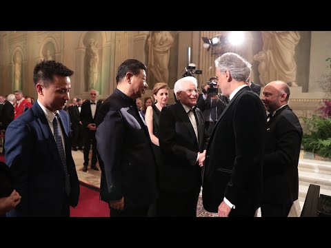 Quirinale - Concerto del Maestro Andrea Bocelli nella Cappella Paolina