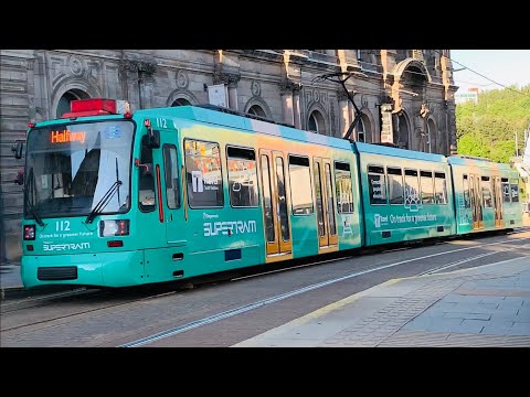 Stagecoach Sheffield SuperTram 112 From Malin Bridge To Halfway