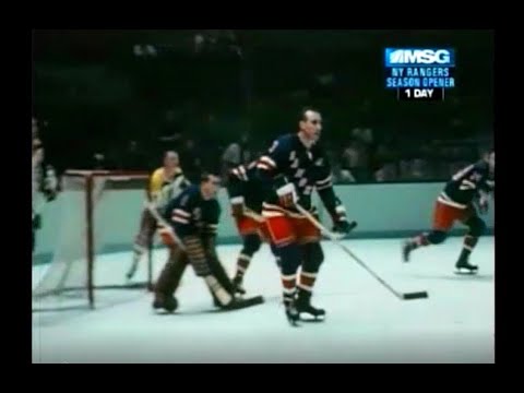 1967 Rangers color film "Harry Howell night"