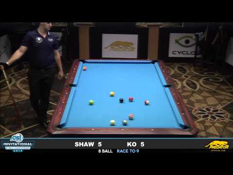 2014 CSI 8 Ball Invitational: Shaw vs Ko Ping Chung Pt.2