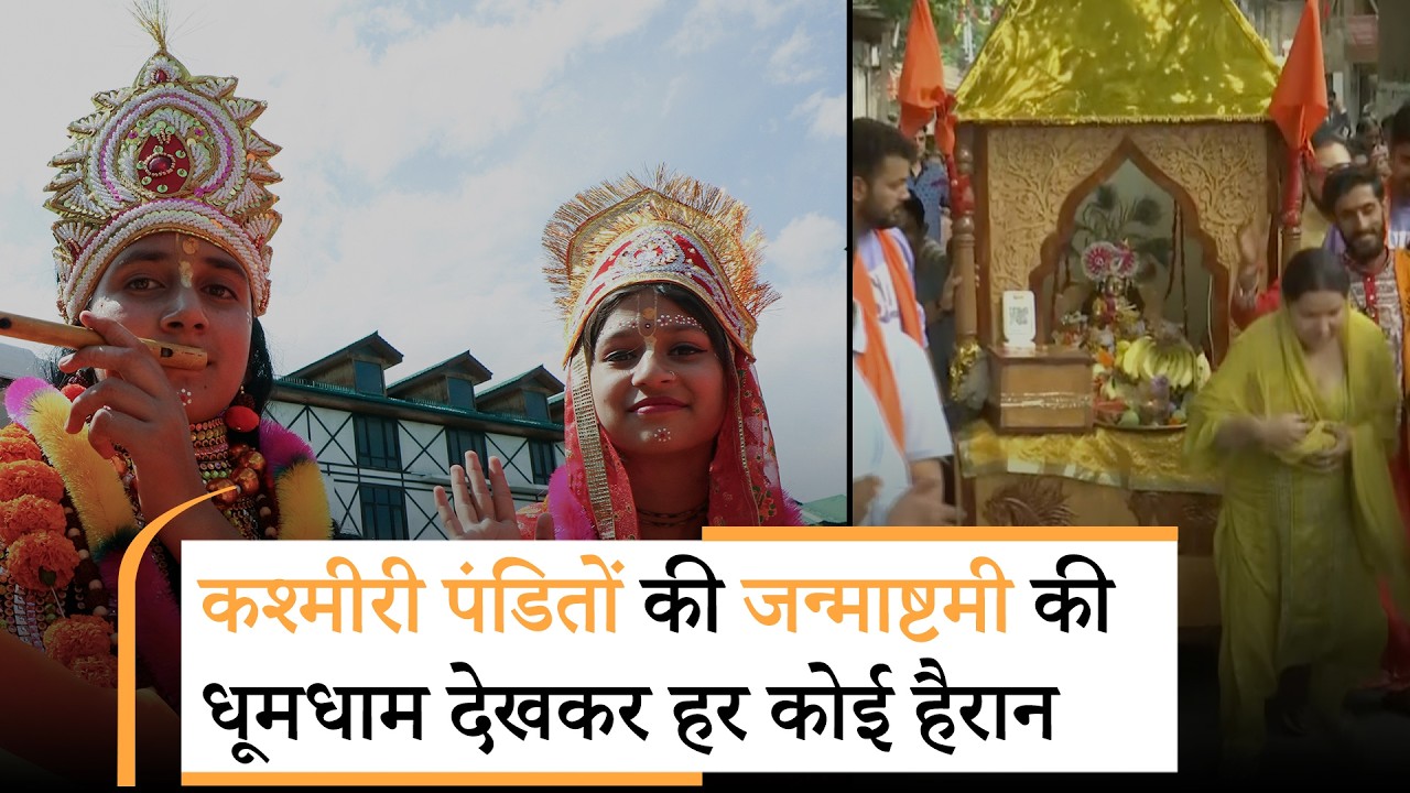 Kashmiri Pandits ने इस बार खुल कर मनाई जन्माष्टमी, डर भागा और सुरक्षा का विश्वास मन में जागा Kashmiri Pandits ने इस बार खुल कर मनाई जन्माष्टमी, डर भागा और सुरक्षा का विश्वास मन में जागा