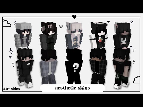 LavenDer Gamer - ♡ ࣪˖ aesthetic mincraft skins✉|| dark color || Minecraft Skins pt.8