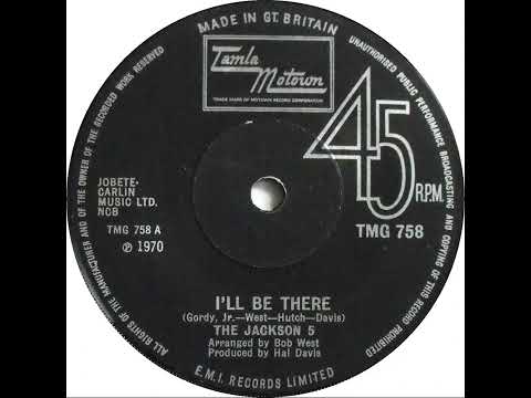 UK New Entry 1970 (212) The Jackson 5 - I'll Be There