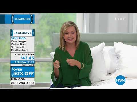 Concierge Collection Superloft Featherbed with Skirt