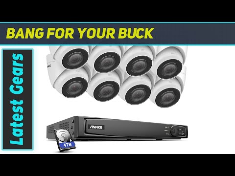 ANNKE H500 16CH PoE Security Camera System with Color Night Vision - Best 5MP Super HD