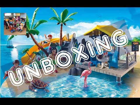 UNBOXING #8 : PLAYMOBIL 6979 ILE PARADISIAQUE AVEC VANCANCIERS - 100% PLAYMO TUTO