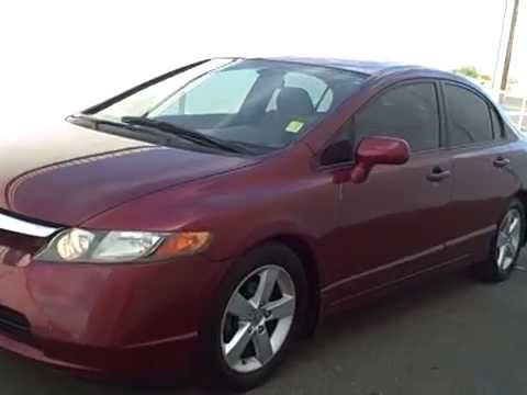 Sonora Nissan, Yuma, Arizona, 85364,  2008 Honda Civic, Stock#N9338A, TANGO RED PEARL