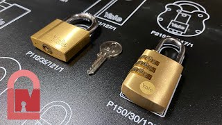 Yale P110/40 padlock Picked and Y150/30 Padlock Decoded