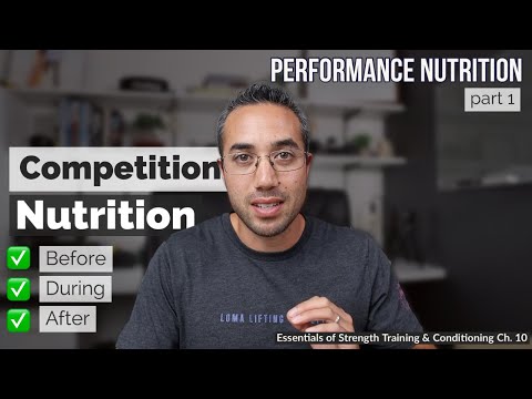 Pre-, During, and Post-Competition Nutrition Strategies | CSCS Chapter 10 thumbnail