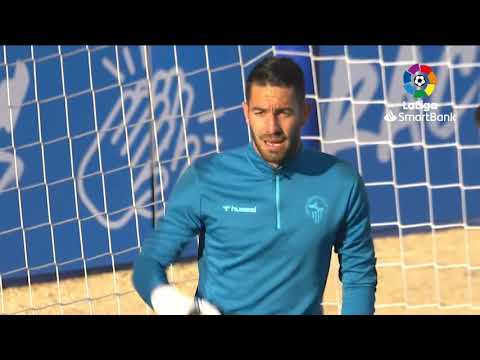 Calentamiento CE Sabadell vs Girona FC