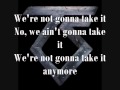 We're not gonna take it - Twisted Sister (Lyrics ...