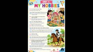 TIẾNG ANH 7, UNIT 1: HOBBIES GETTING STARTED; GLOBAL SUCCESS.