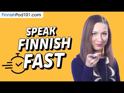 How to Speak Finnish FAST and Understand Natives