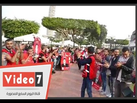 استقبال اسطورى لقائمة محمود طاهر بالجزيرة