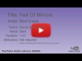 Hall Of Mirrors Bird Creek Dance Electronic Dark YouTube Audio Library BGM