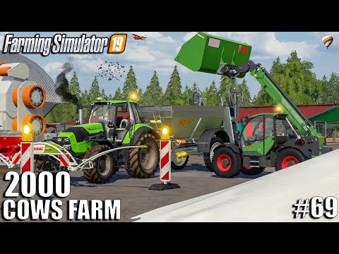 Spreading LIME with HEAVY MACHINERY | 2000 Cows Farm | Farming Simulator 19 Timelapse Episode 69