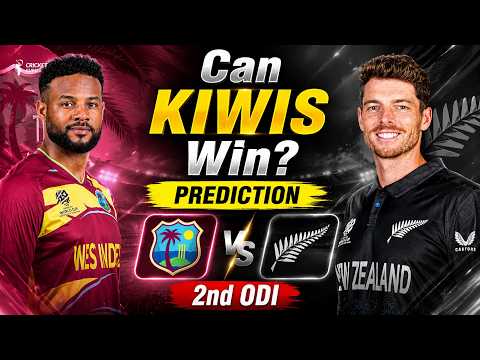 WI vs NZ 2nd ODI Prediction - Toss, Playing 11 & Key Players