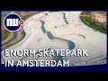 Drone filmt grootste betonnen skatepark van Nederland | NU.nl