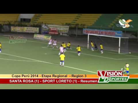 Santa Rosa (1) vs Sport Loreto (1) - Etapa Regional - Copa Perú 2014 / Región 3