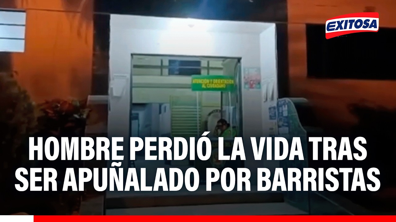 🔴🔵 Hombre perdió la vida tras ser apuñalado por barristas