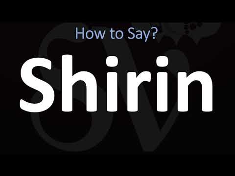 How to Pronounce Shirin? (CORRECTLY)