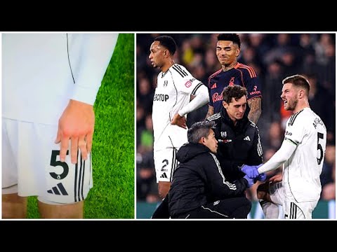 Joachim Anderson verletzte sich im Spiel Fulham gegen Nottingham Forest.