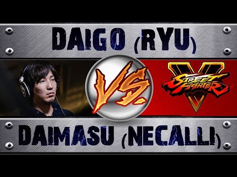 Street Fighter 5 MCZ DAIGO UMEHARA (RYU) VS DAIMASU (NECALLI) PRO RANKED MATCH - VER 1.01 HD