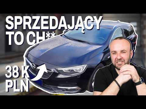 "The seller is an ass" Opel Insignia 1.6 CDTI 136 HP 2017 200000 km 38000 PLN