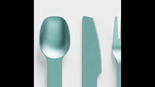 Magware - Magnetic Flatware Single Set - Tropical Turquoise (Product Video)