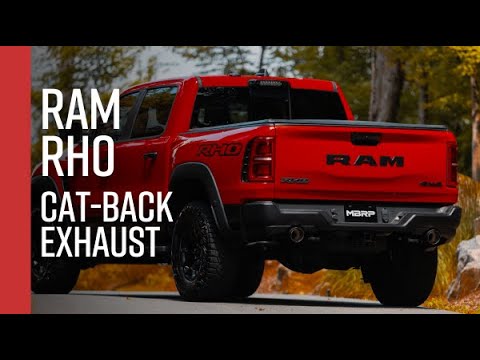2025+ Dodge Ram RHO, 3L TT // MBRP 3" Cat-Back Dual Rear Exit Exhaust