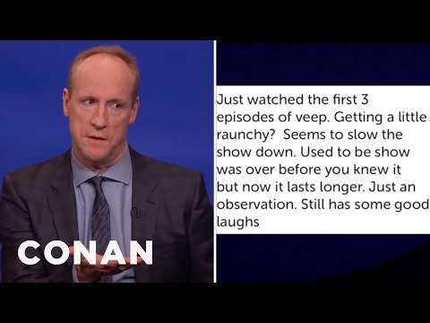 Matt Walsh’s Mom Doesn’t Approve Of The Profanity On "VEEP" | CONAN on TBS