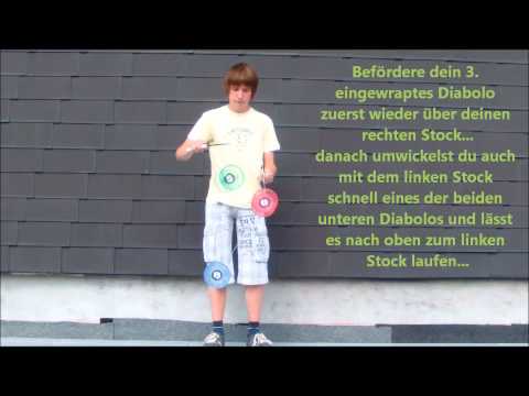 3 Diabolos - Erste Tricks - Tutorial/Lernvideo auf deutsch