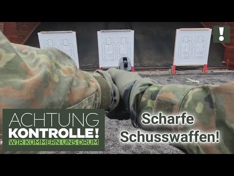 Die ersten SCHARFEN Schüsse! Schießtraining bei der Bundeswehr! | Achtung Kontrolle