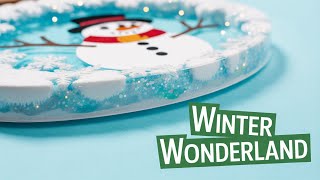 443|Create a MAGICAL Snow Family Resin Tray in Minutes