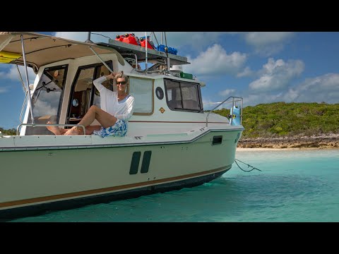 We Finally Made it! But Storms Coming: Re-Anchoring in the Bahamas for Protection- Ep 90