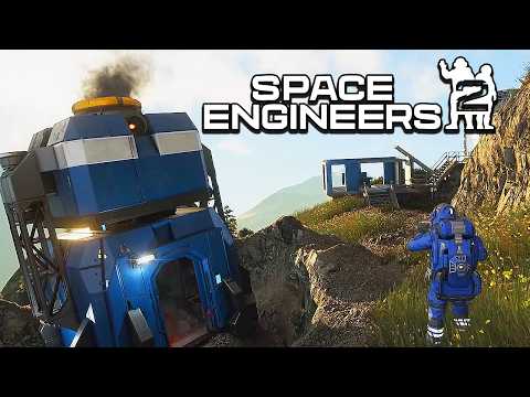 First Look! Space Engineers 2 Planets & Survival Gameplay Ep 1